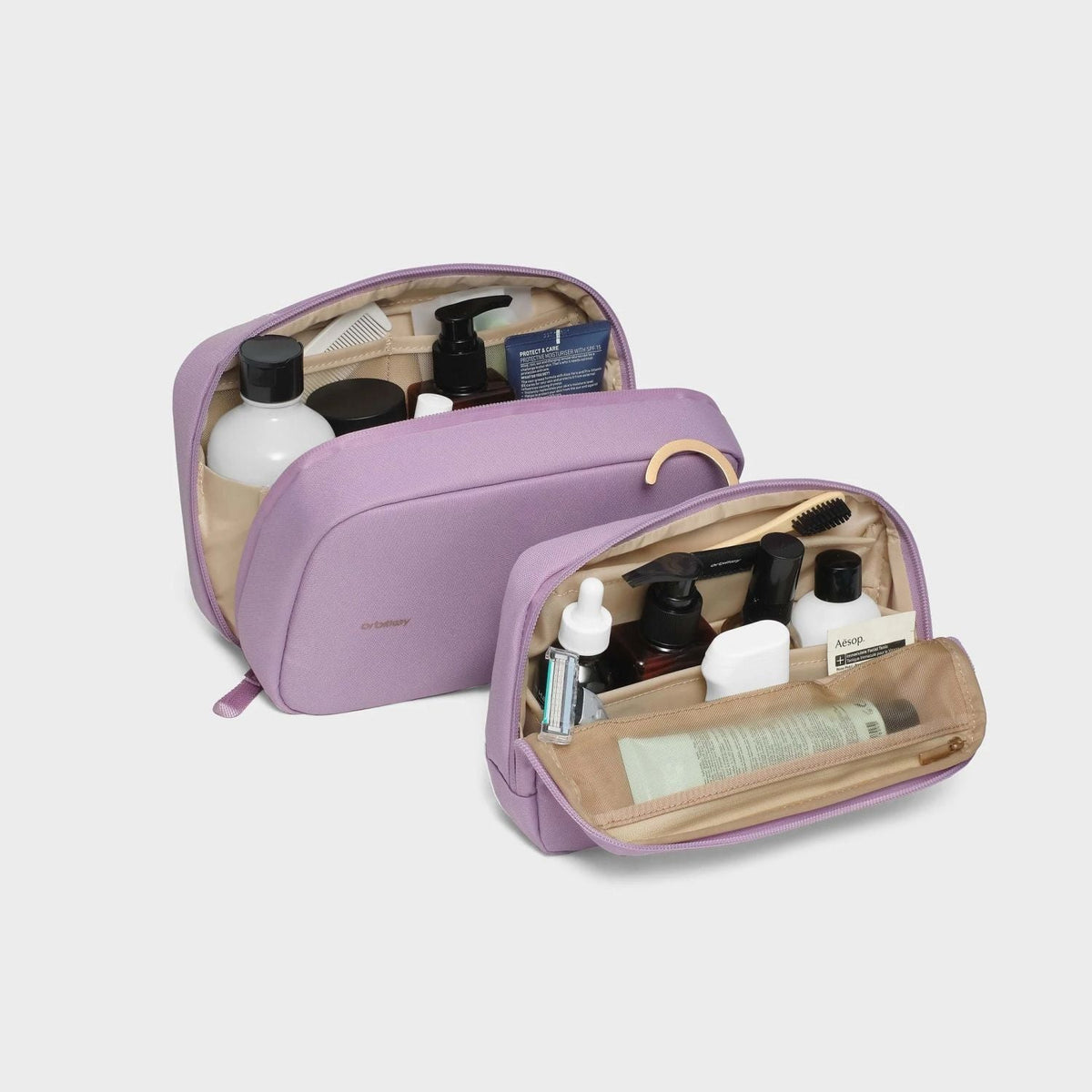 Orbitkey 2-In-1 Toiletry Pouch (Lilac)