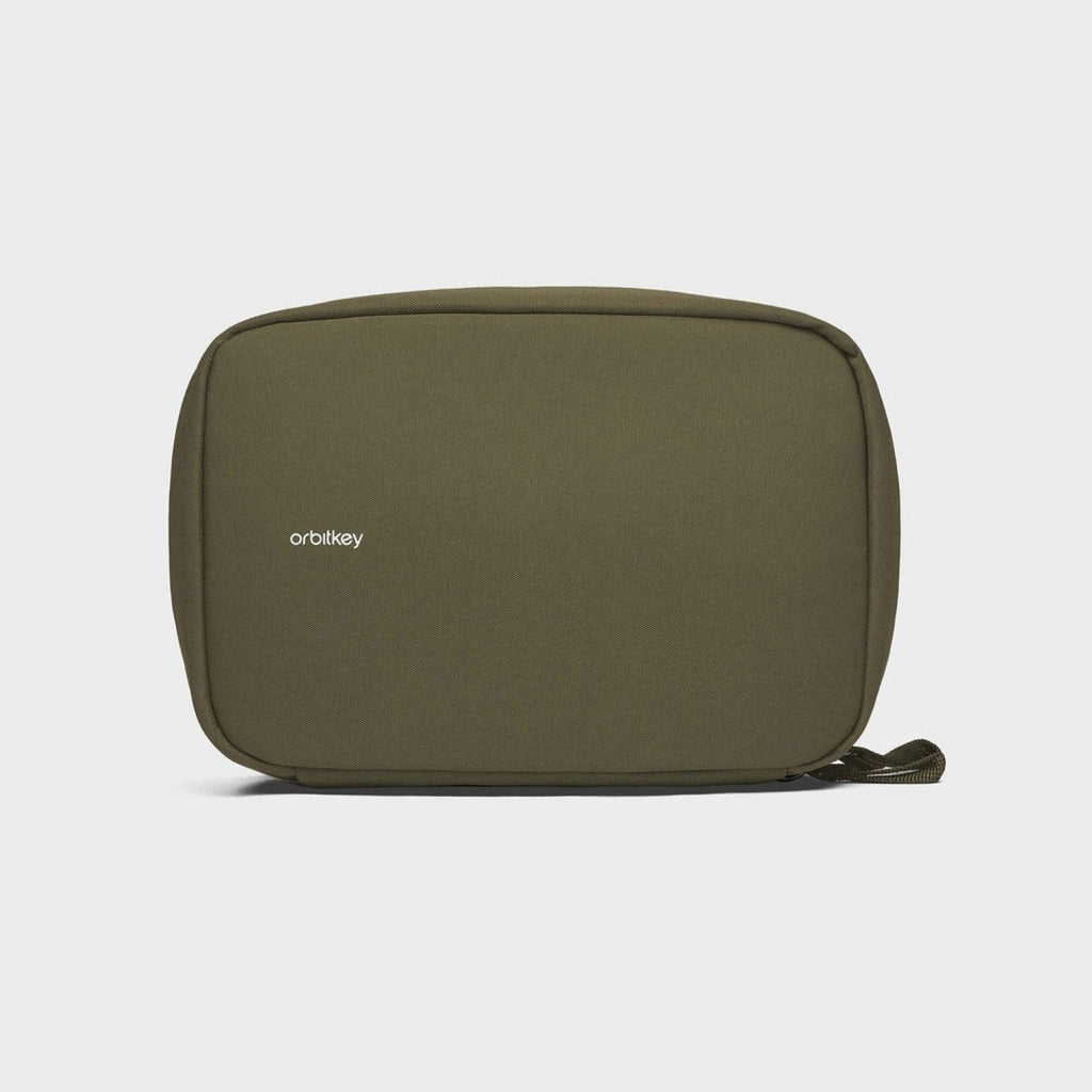 Orbitkey 2-In-1 Toiletry Pouch (Olive)