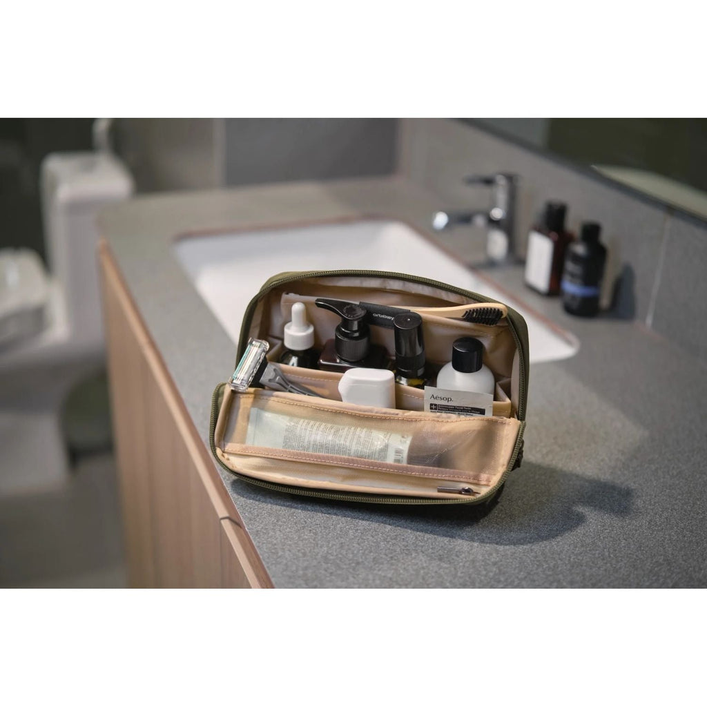Orbitkey 2-In-1 Toiletry Pouch (Olive)
