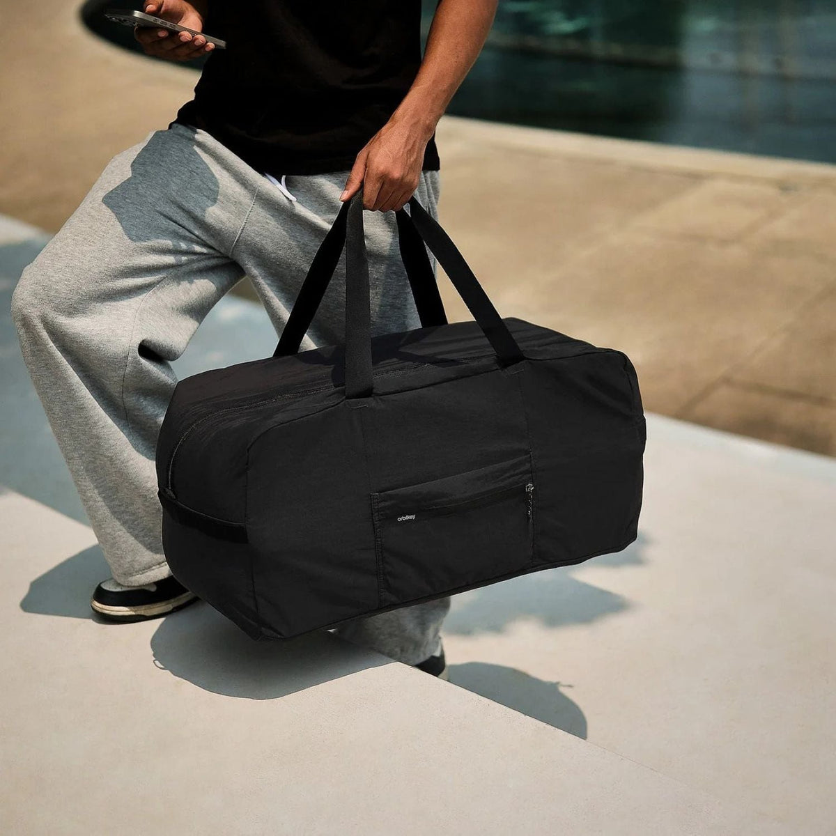 Orbitkey Foldable Duffel 55L (Black)