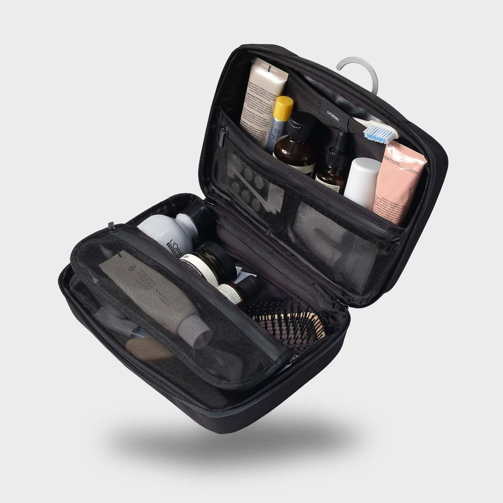 Orbitkey Hanging Toiletry Pouch (Black)