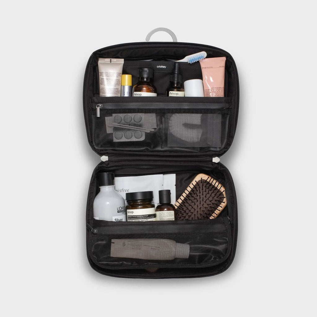 Orbitkey Hanging Toiletry Pouch (Black)