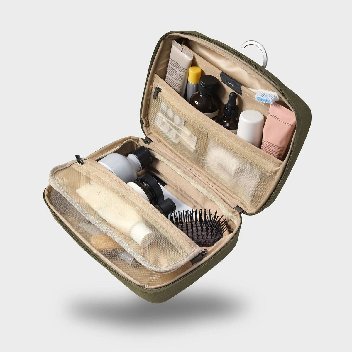 Orbitkey Hanging Toiletry Pouch (Olive)
