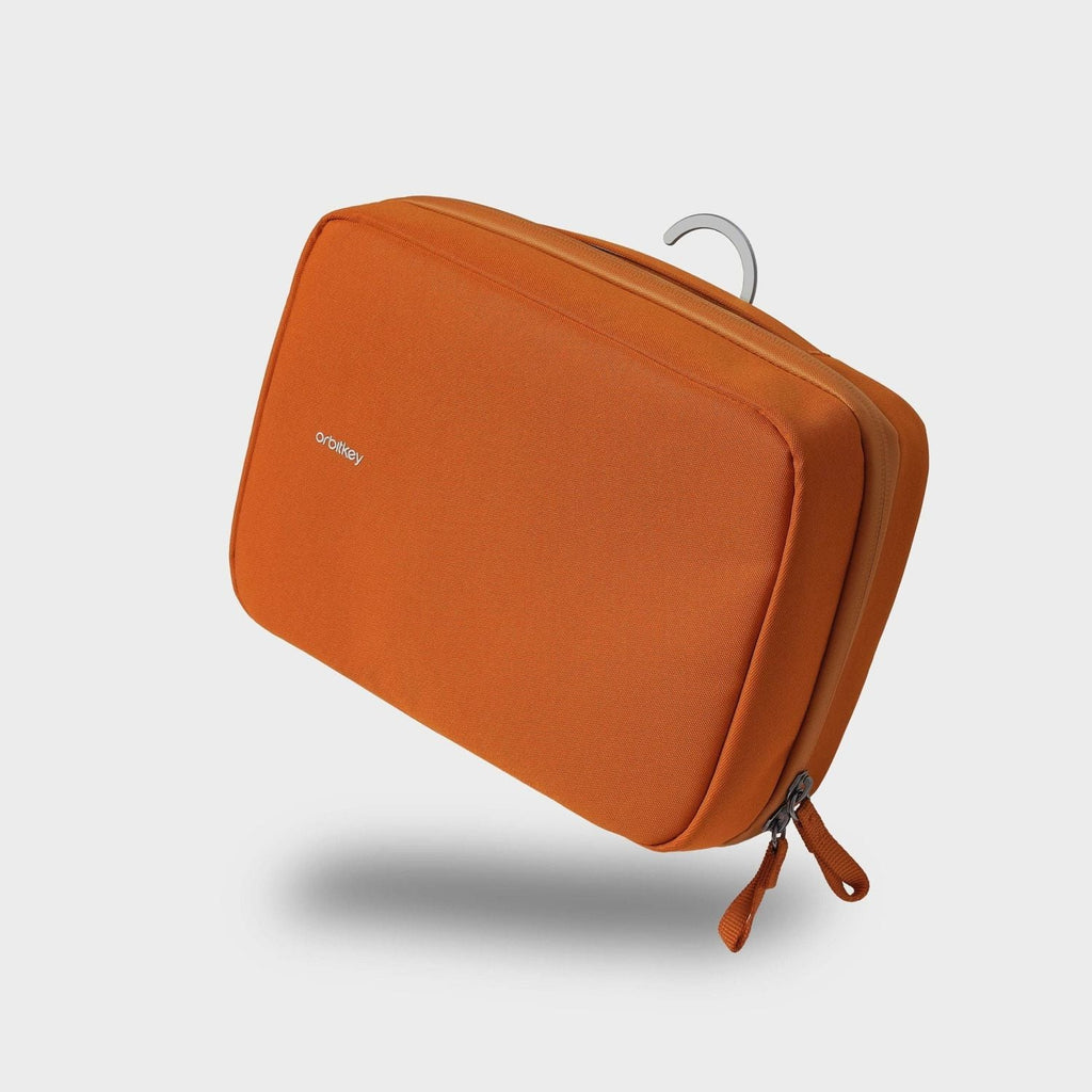 Orbitkey Hanging Toiletry Pouch (Terracotta)