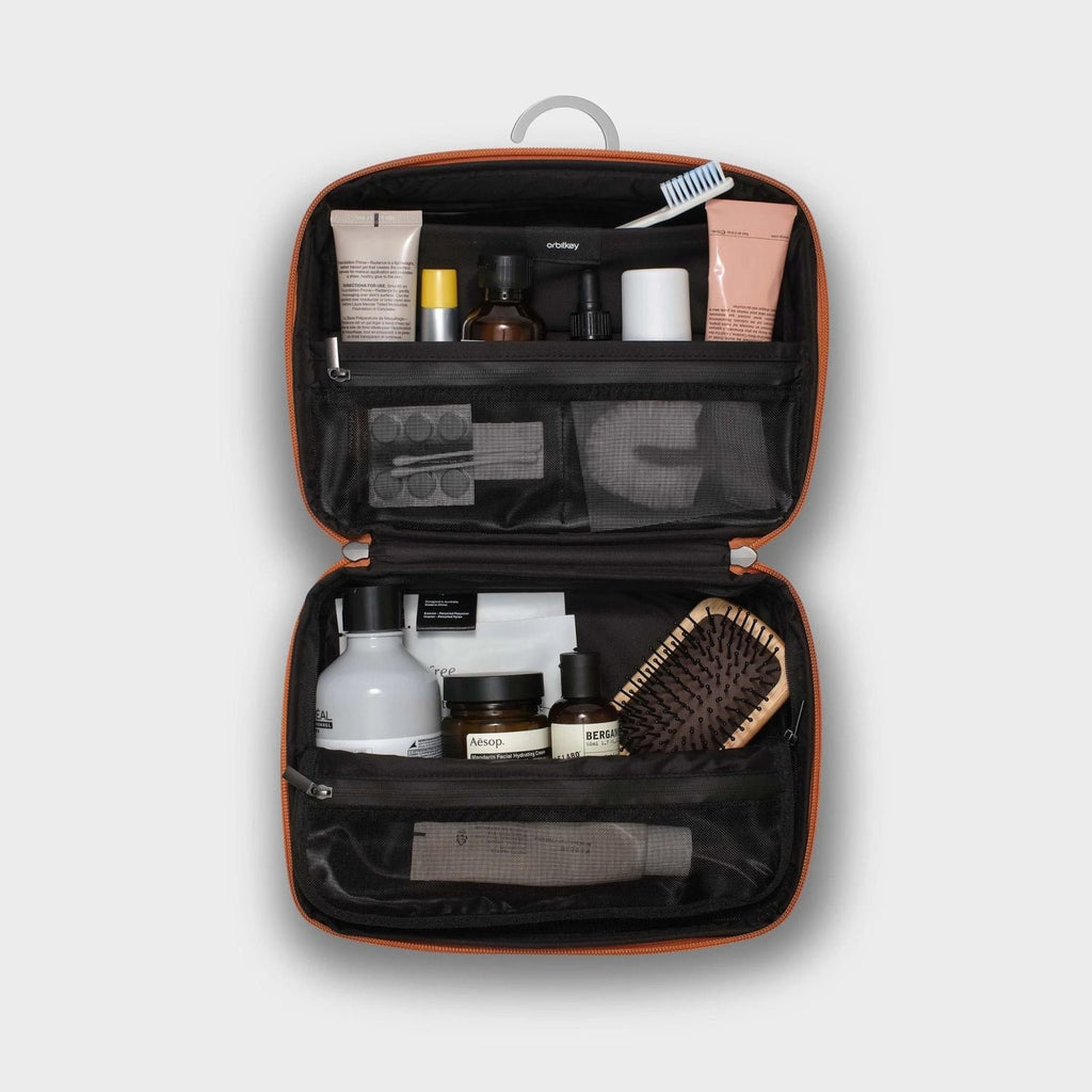Orbitkey Hanging Toiletry Pouch (Terracotta)