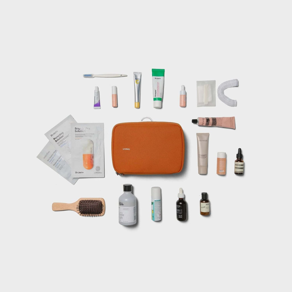 Orbitkey Hanging Toiletry Pouch (Terracotta)