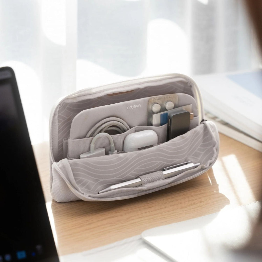 Orbitkey Konmari Desk Pouch (Stone)