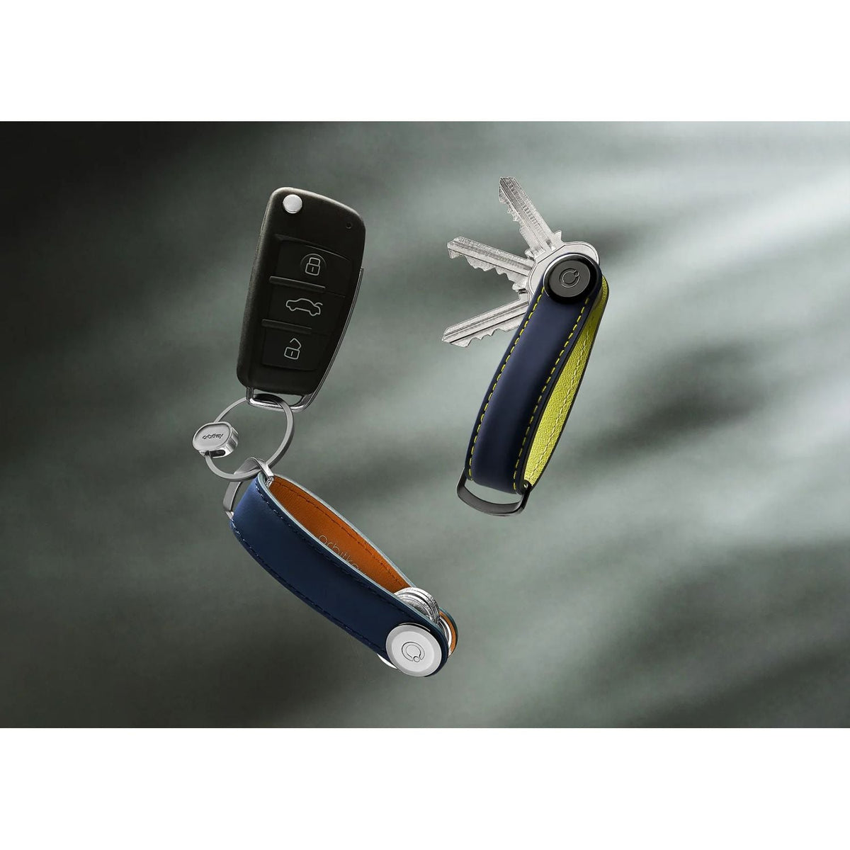 Orbitkey Matte Leather Key Organiser (Cyber)