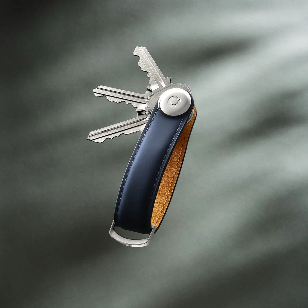 Orbitkey Matte Leather Key Organiser (Dusk)