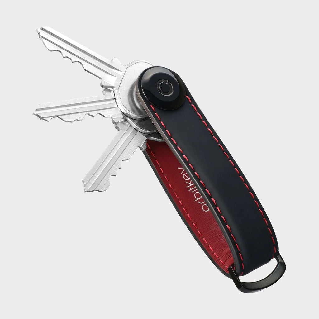 Orbitkey Matte Leather Key Organiser (Ember)