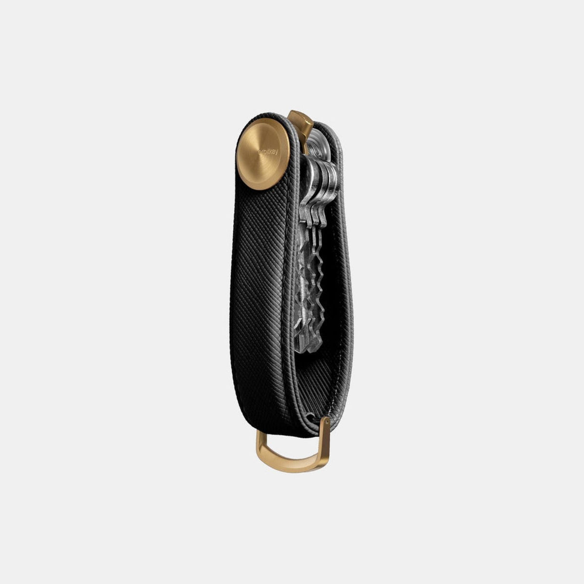 Orbitkey Saffiano Leather Key Organiser Pro (Liquorice)