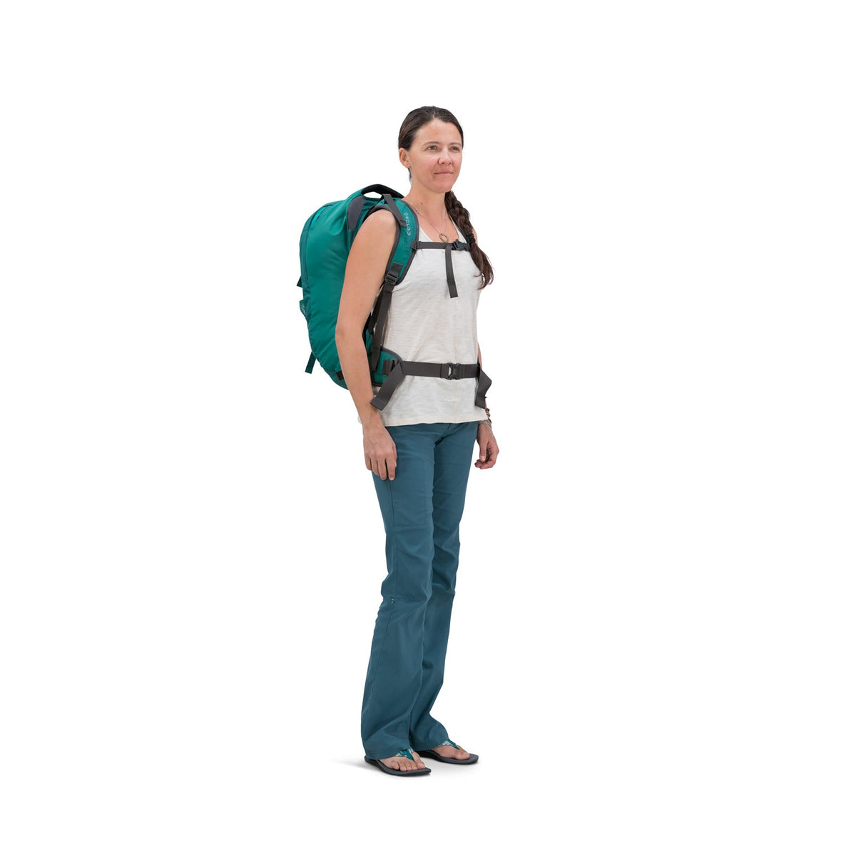 Osprey Fairview Travel Pack Carry-On 40 Backpack - Small/Medium - Women's Travel - Trekking (Rainforest Green)