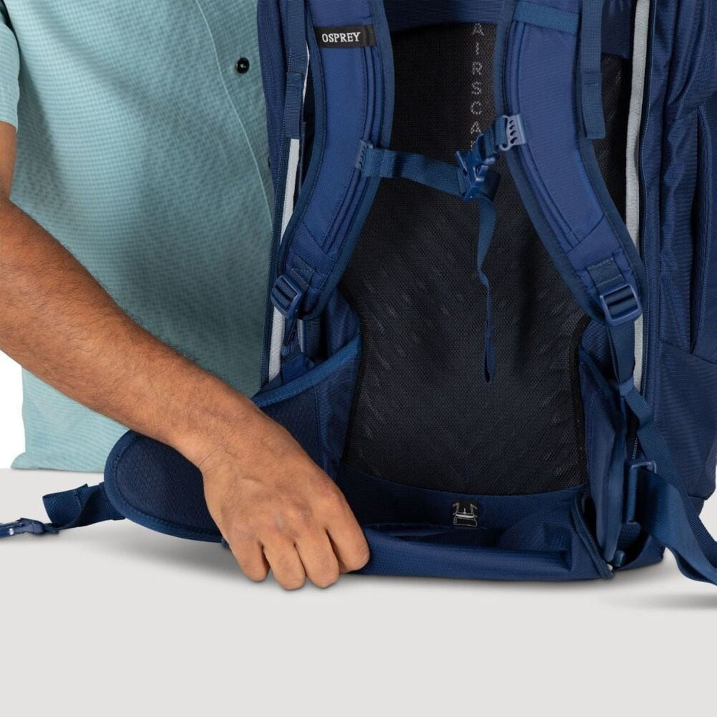 Osprey Farpoint 40 Backpack O/S - Cascade Blue/Torrent Blue
