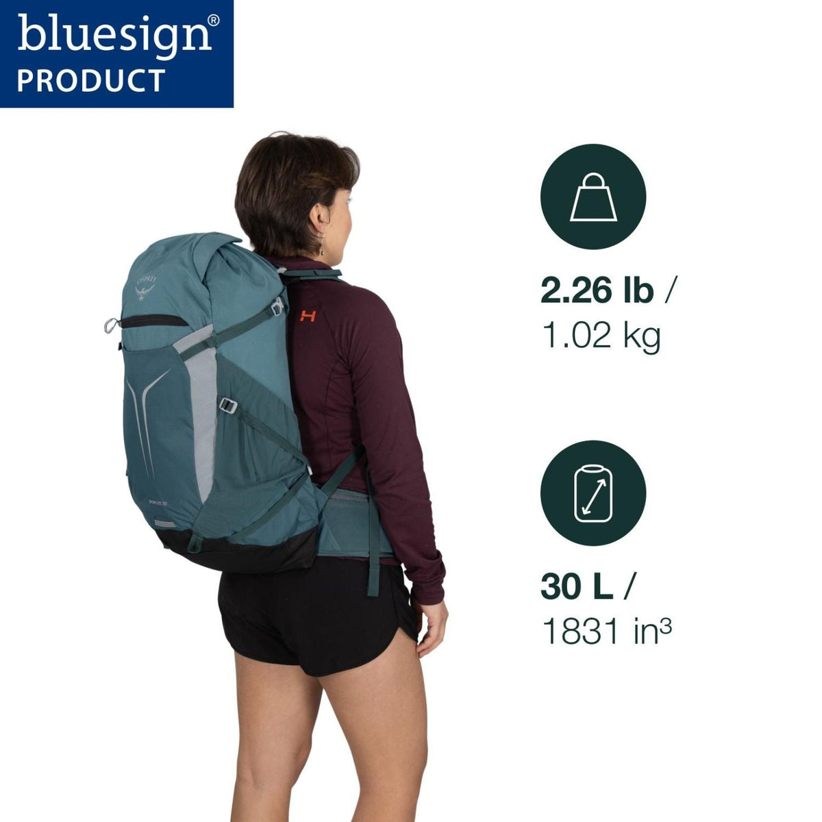 Osprey Sportlite 30L O/S - Torrent Blue