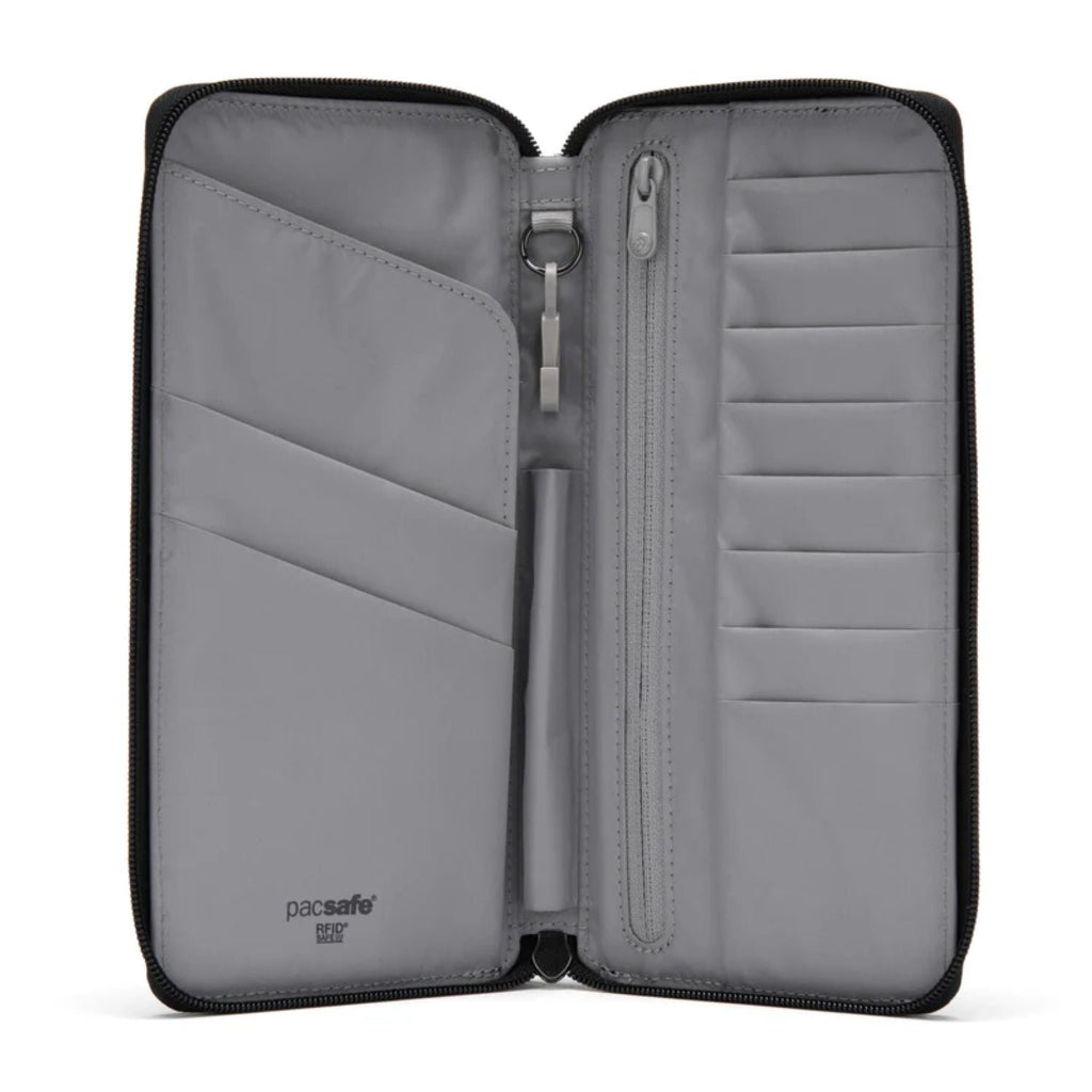 Pacsafe Rfidsafe Travel Wallet - Jet Black