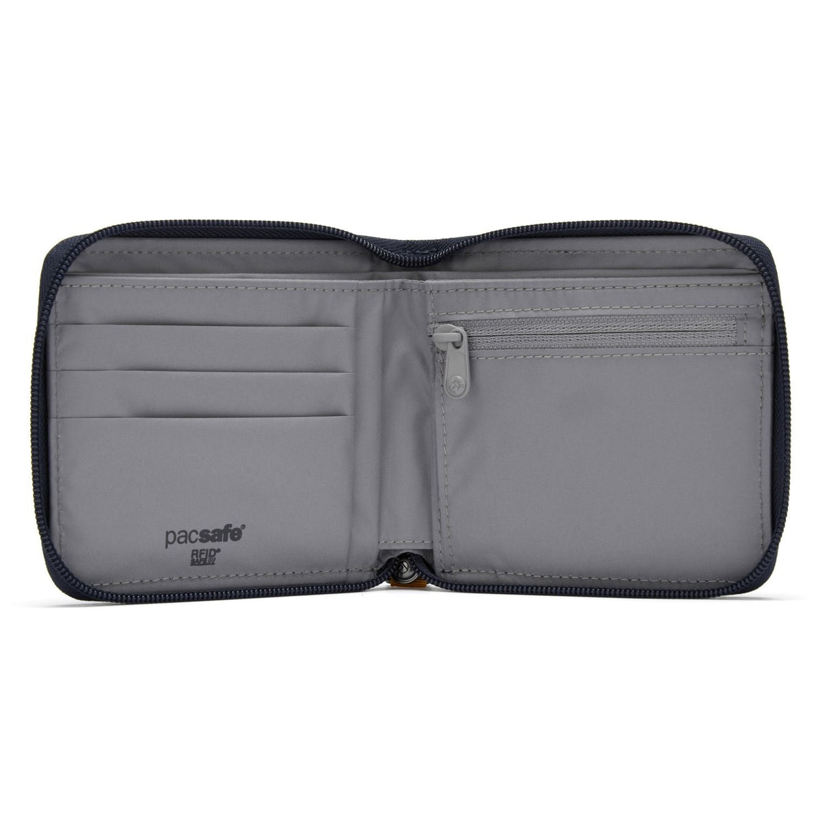 Pacsafe RFIDsafe RFID Blocking Zip Around Wallet - Coastal Blue