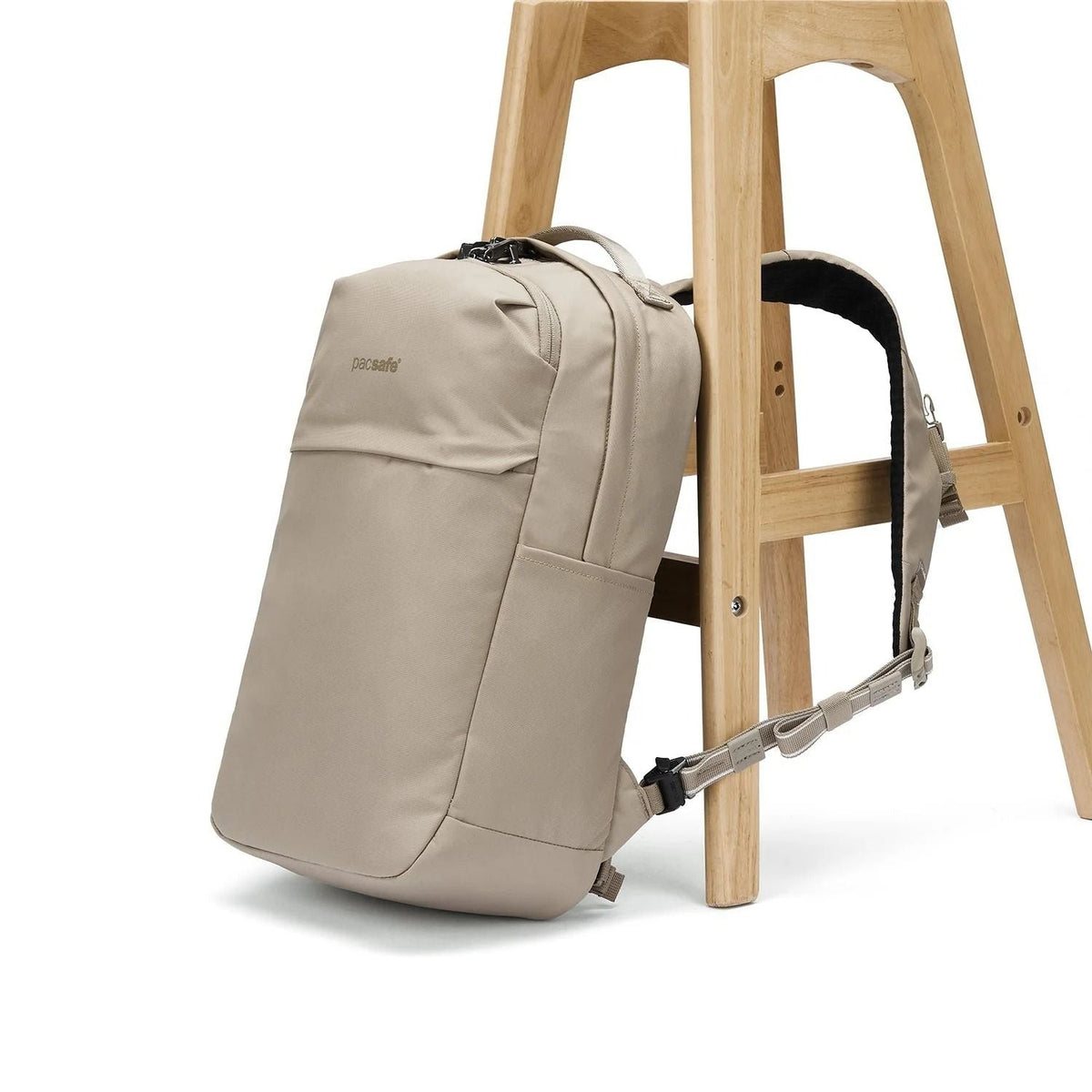 Pacsafe V 20L Anti-Theft City Backpack - Beige
