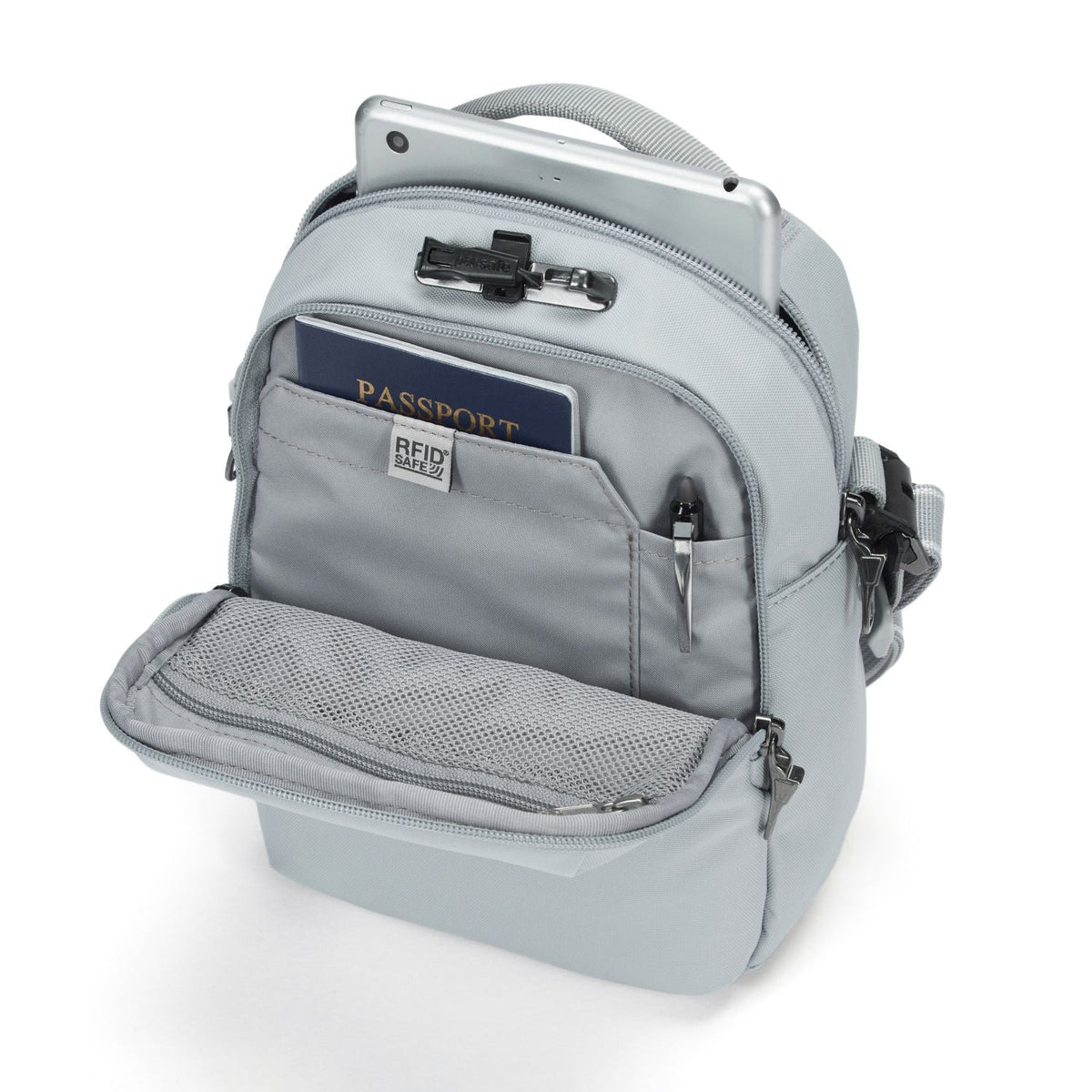 Pacsafe V Anti-theft Companion Crossbody - Digital Gray
