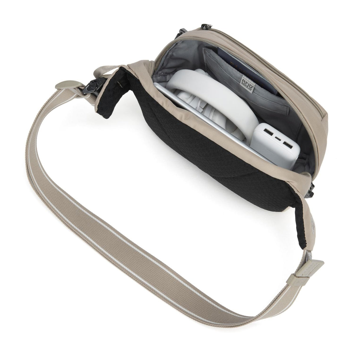 Pacsafe V Anti-theft Hip Pack - Beige