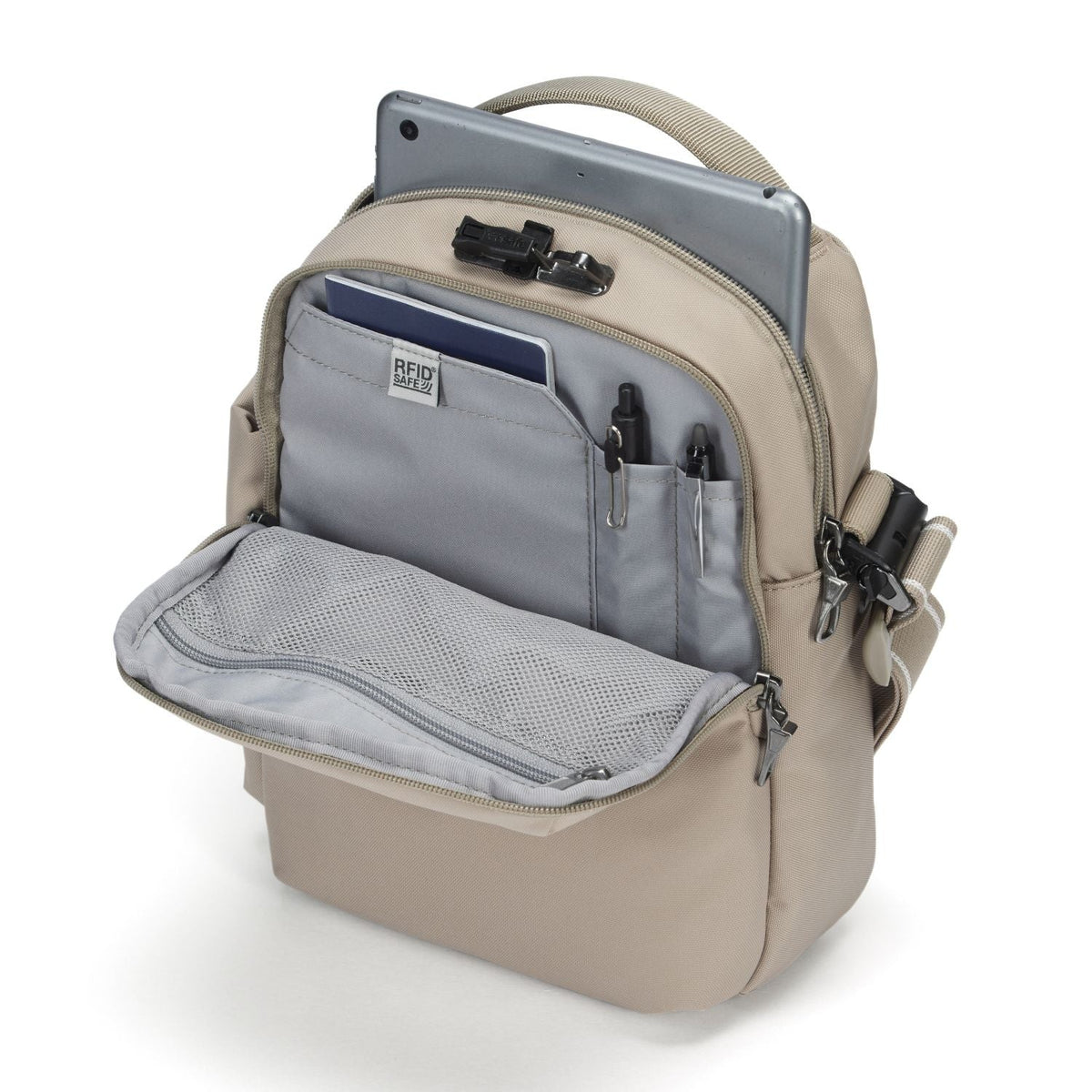 Pacsafe V Anti-theft Tour Crossbody - Beige