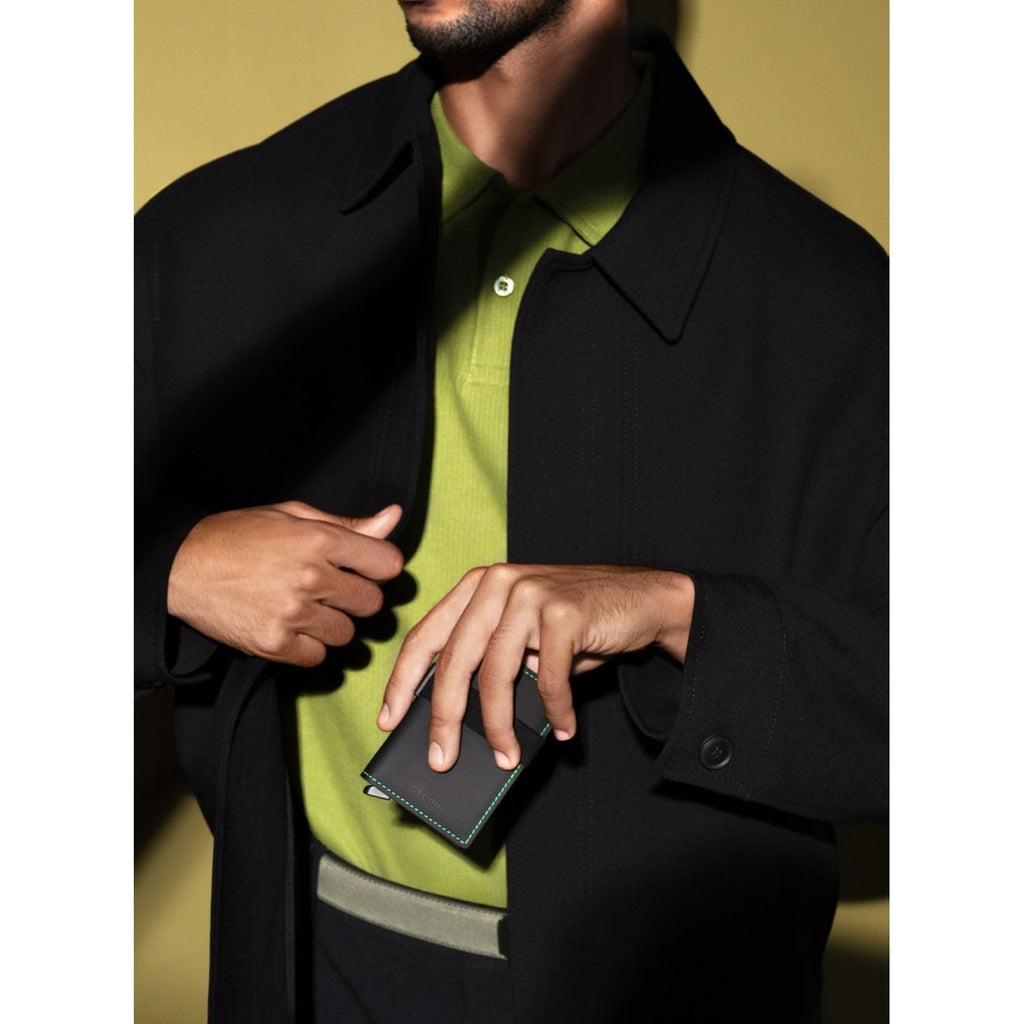Secrid Bandwallet Matte - Black & Green