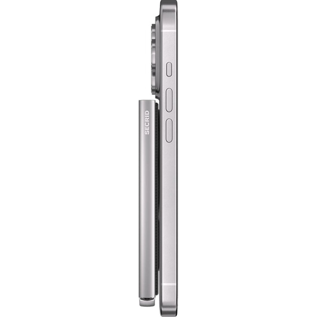 Secrid Magsafe Cardprotector Fluted - Silver+