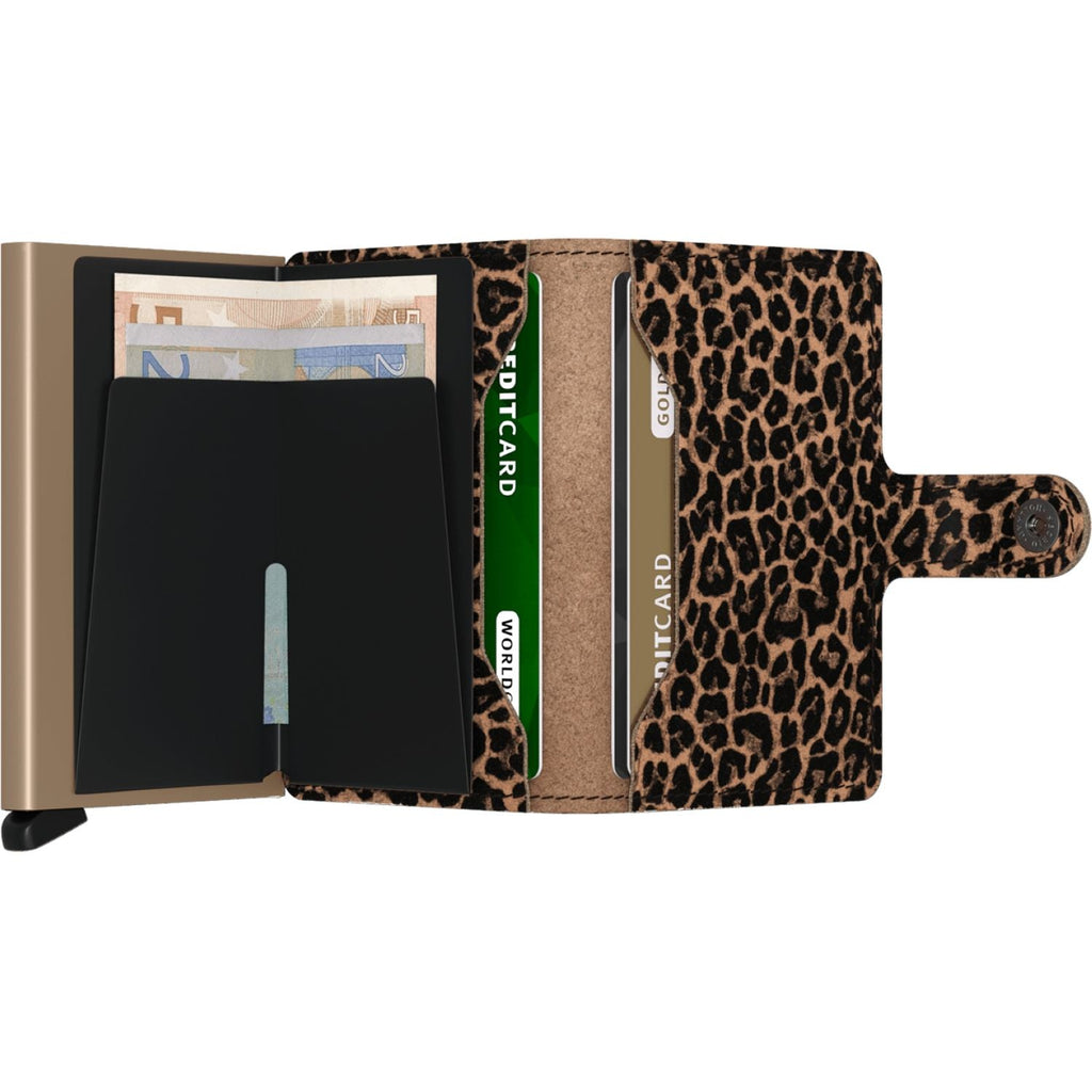 Secrid Miniwallet Flocked - Leo Beige