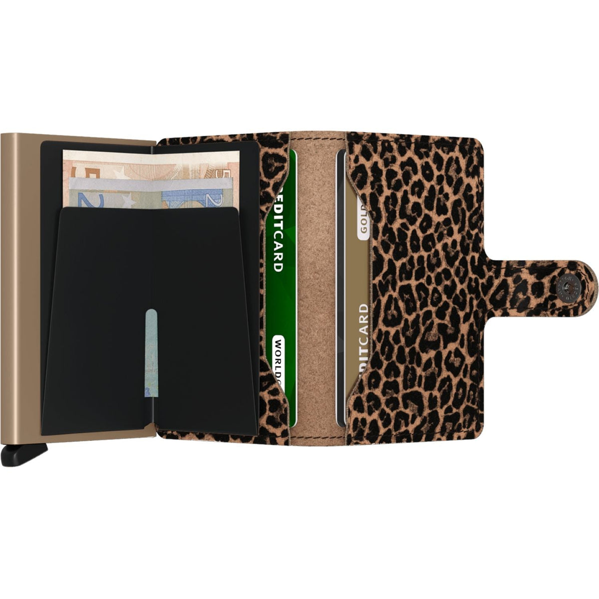 Secrid Miniwallet Flocked - Leo Beige