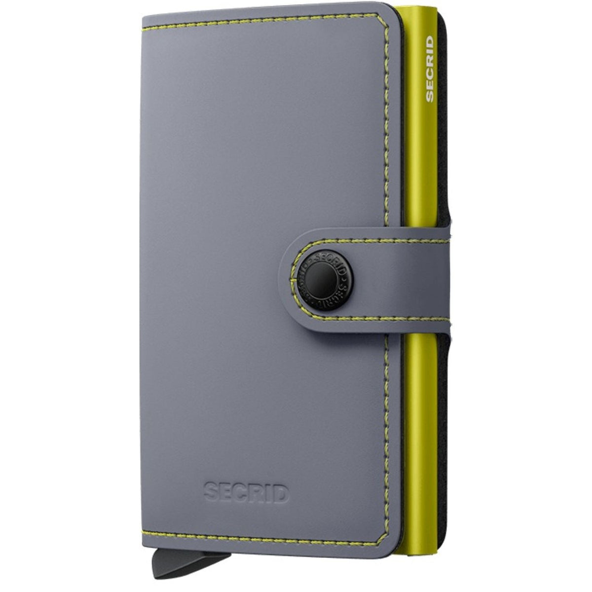 Secrid Miniwallet Matte - Grey & Lime