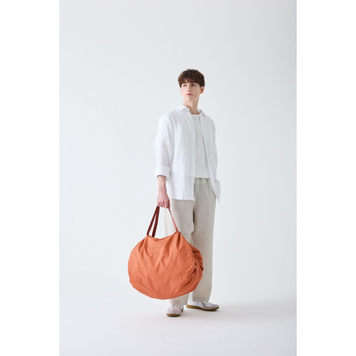 Shupatto Foldable Tote (L) - Brick Brown