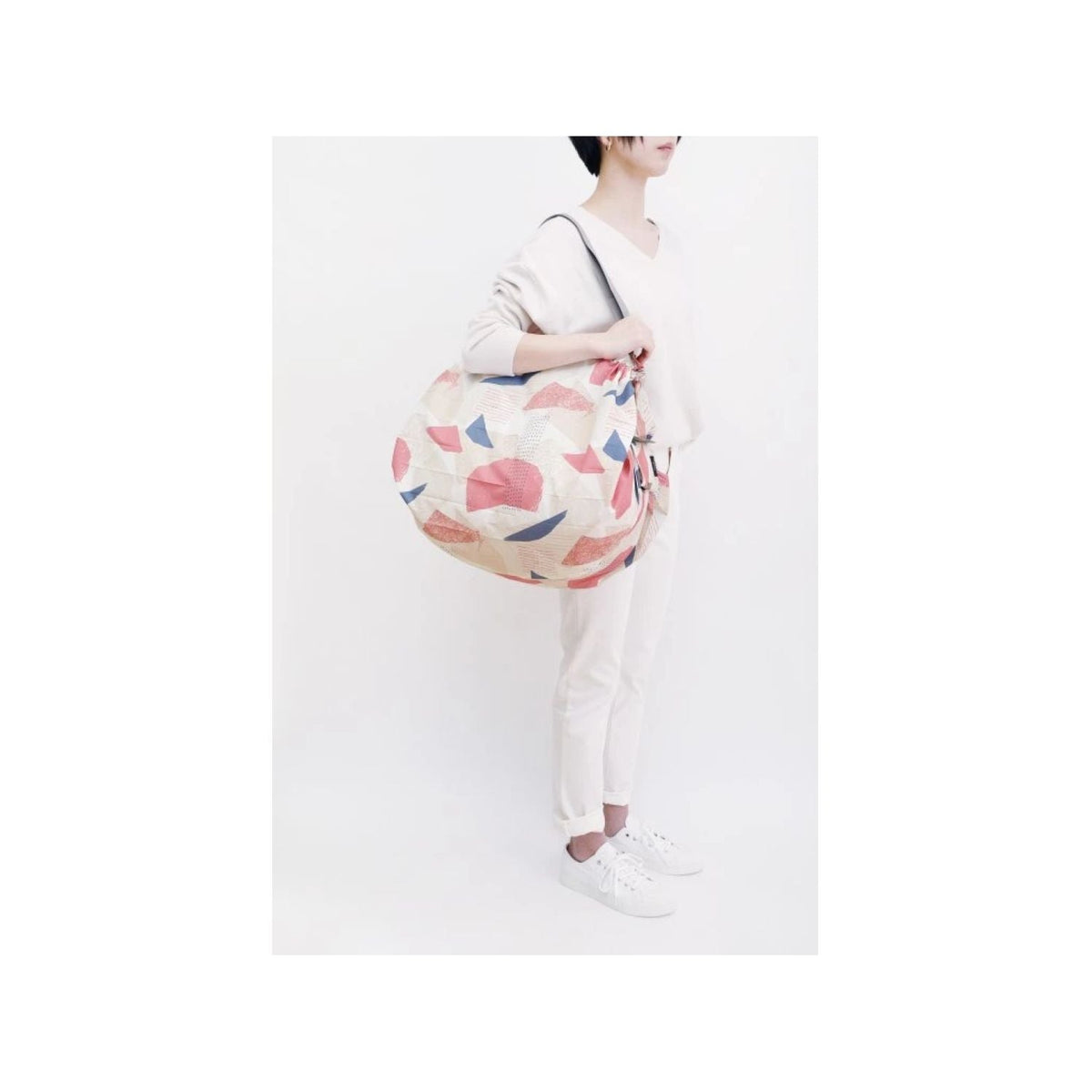 Shupatto Foldable Tote (L) - Fabric Scraps
