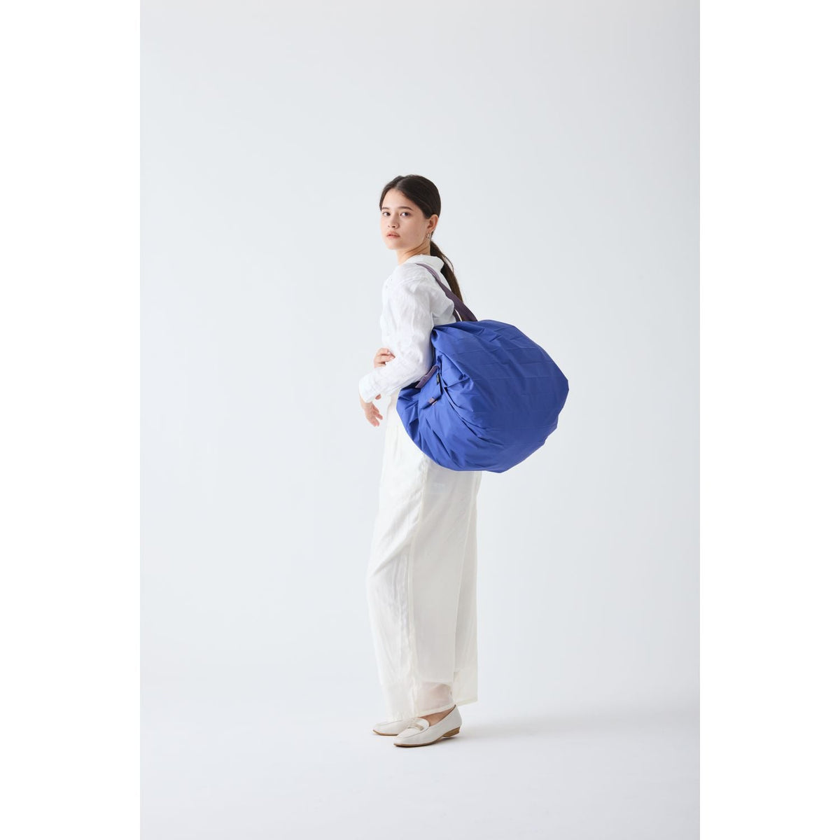 Shupatto Foldable Tote (L) - Foggy Lake