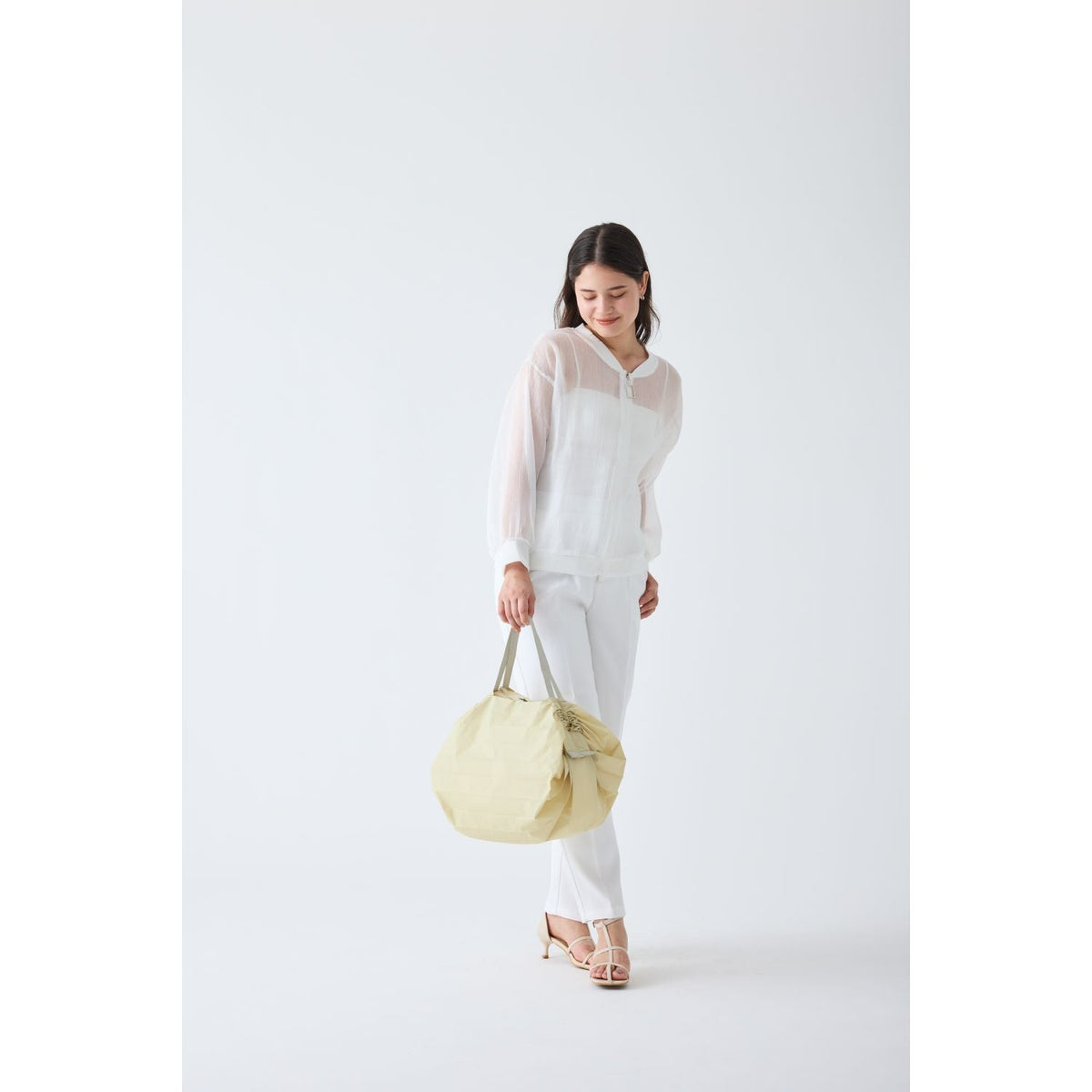 Shupatto Foldable Tote (M) - Cashew Nuts