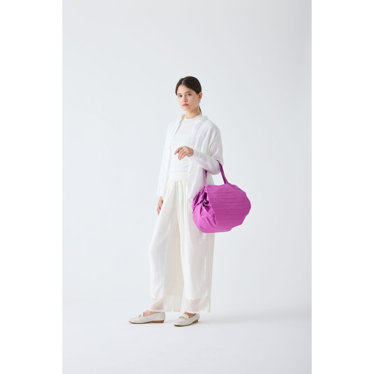 Shupatto Foldable Tote (M) - Peony Petal