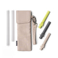 STTOKE Commuter Pop-In Straw - Lime/Dark Grey/Taupe