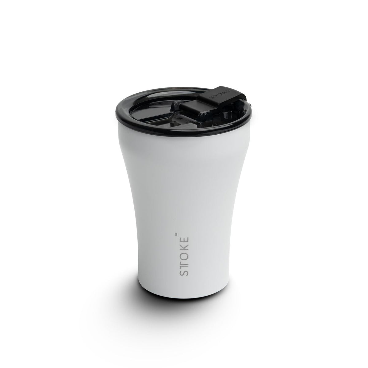 STTOKE Leakproof Classic Ceramic Insulated Cup 8oz - Angel White