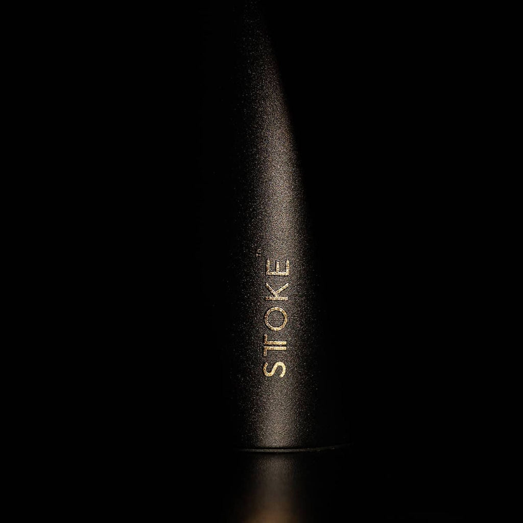 STTOKE Limited Edition 7th Anniversary Leakproof Ceramic Insulated Cup Powder Coating 12oz - Luxe Black