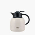 Tyeso Plump Lockable With Filter S/S Vacuum Insulated Tea Pot 1000ml - White