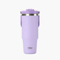 Tyeso Roam 2.0 Leakproof 2 In 1 Sip & Straw Lid S/S Vacuum Insulated Tumbler With Handle 1200ML - Purple