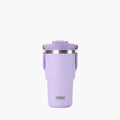 Tyeso Roam 2.0 Leakproof 2 In 1 Sip & Straw Lid S/S Vacuum Insulated Tumbler With Handle 600ML - Purple