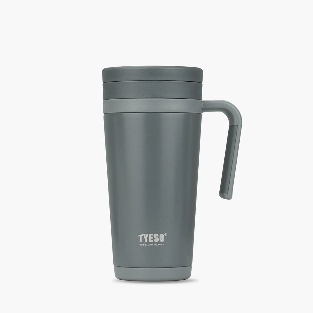 Tyeso Steep Built In Filter S/S Vacuum Insulated Coffee Cup 500ml - Dark Grey