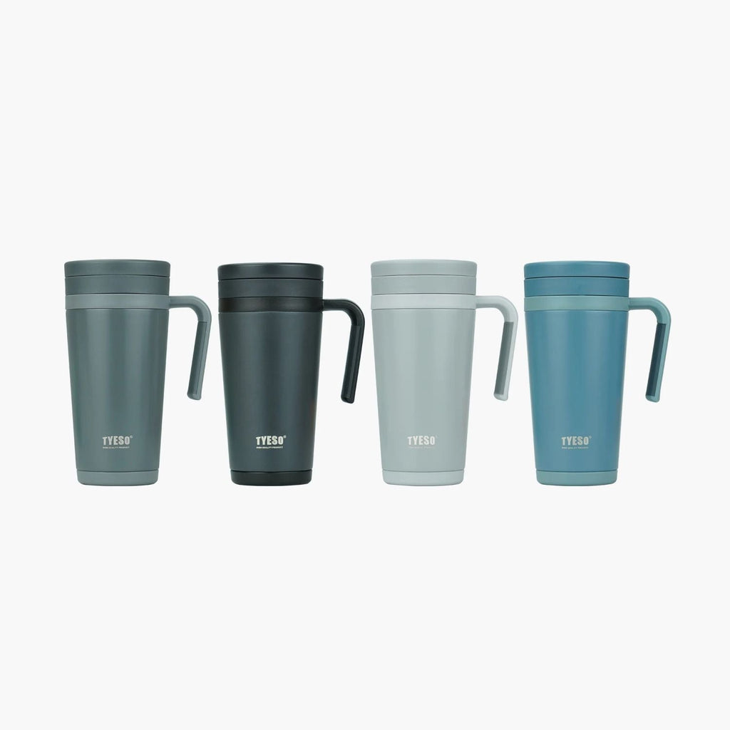 Tyeso Steep Built In Filter S/S Vacuum Insulated Coffee Cup 500ml - Dark Grey