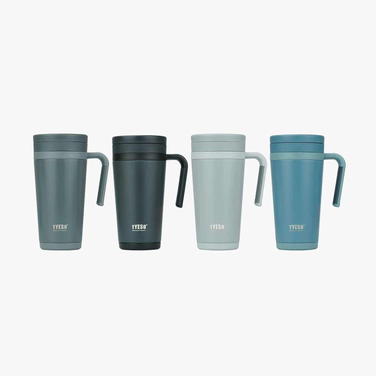 Tyeso Steep Built In Filter S/S Vacuum Insulated Coffee Cup 500ml - Dark Grey