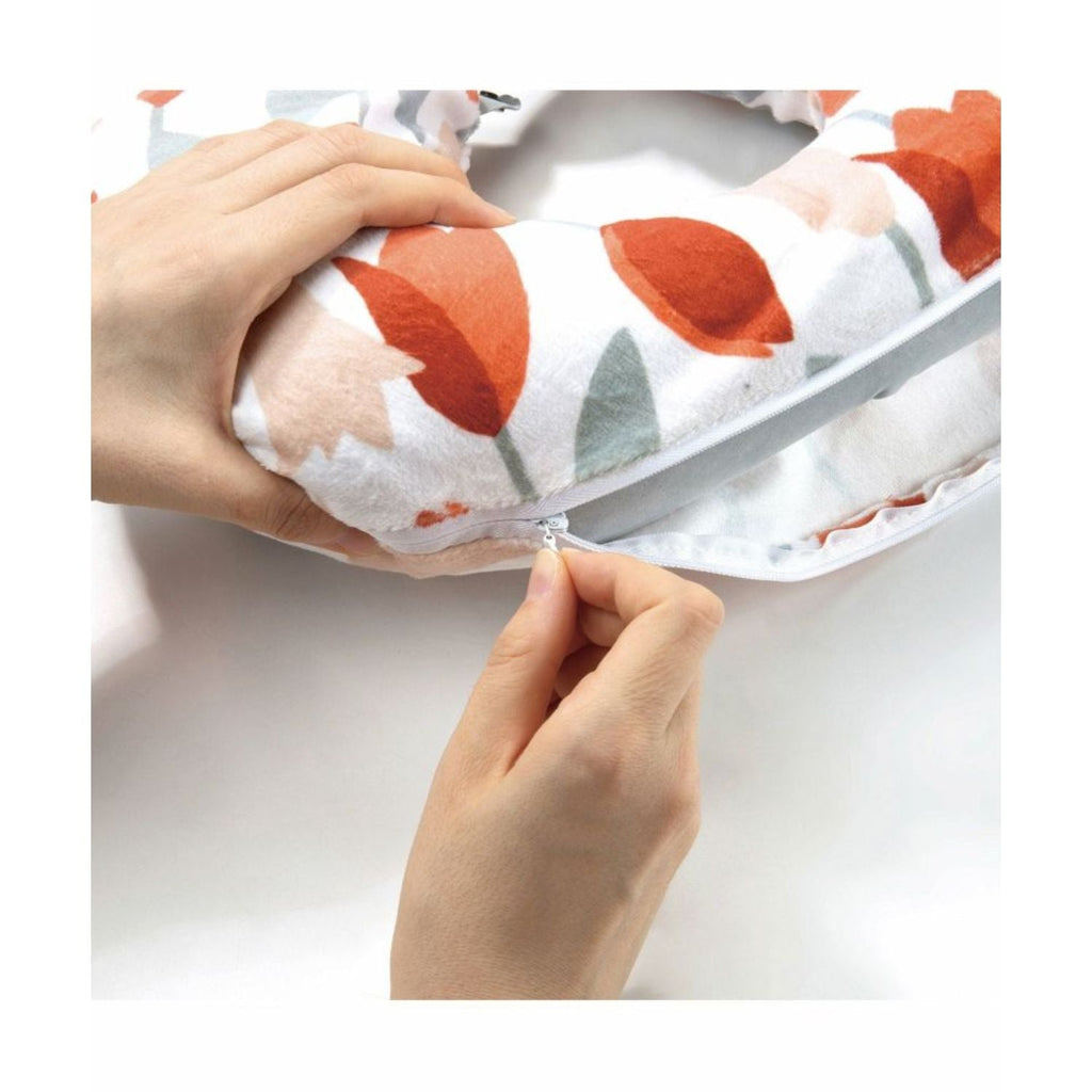 WPC Air Pump Neck Pillow (Leopard And Tiger Navy)