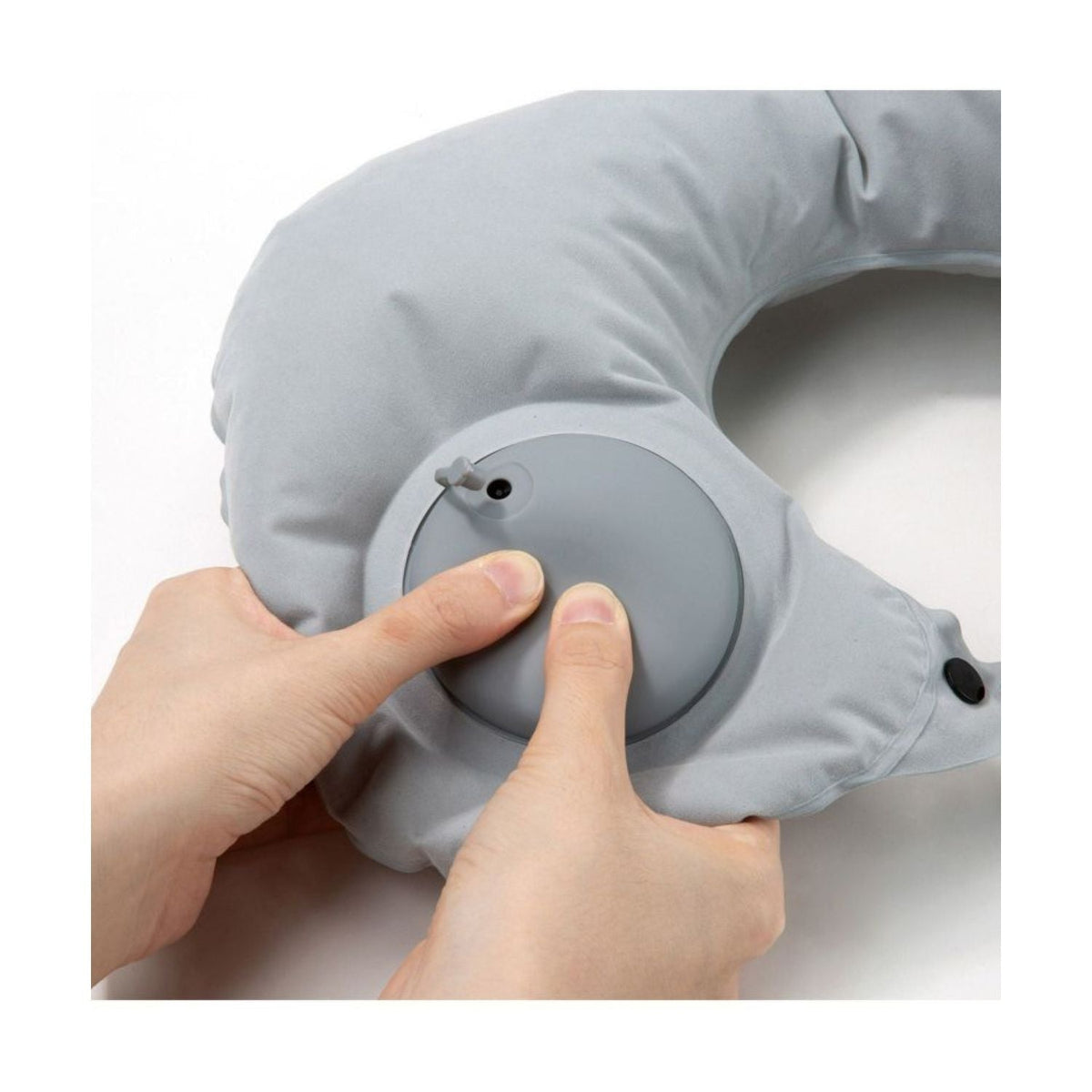 WPC Air Pump Neck Pillow (Leopard And Tiger Navy)