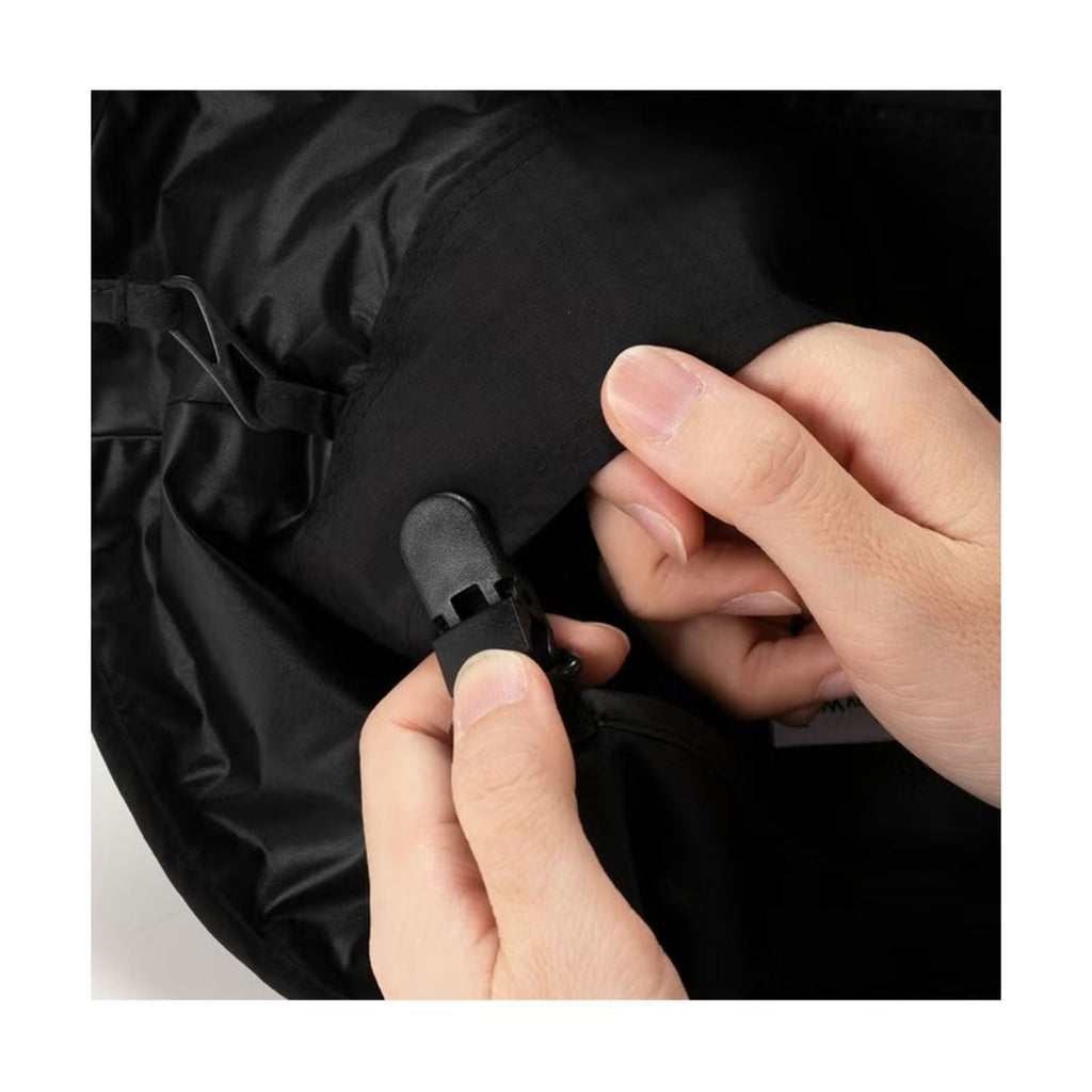 WPC Cool Touch Neck Shade Hat With UV Protection (Black)