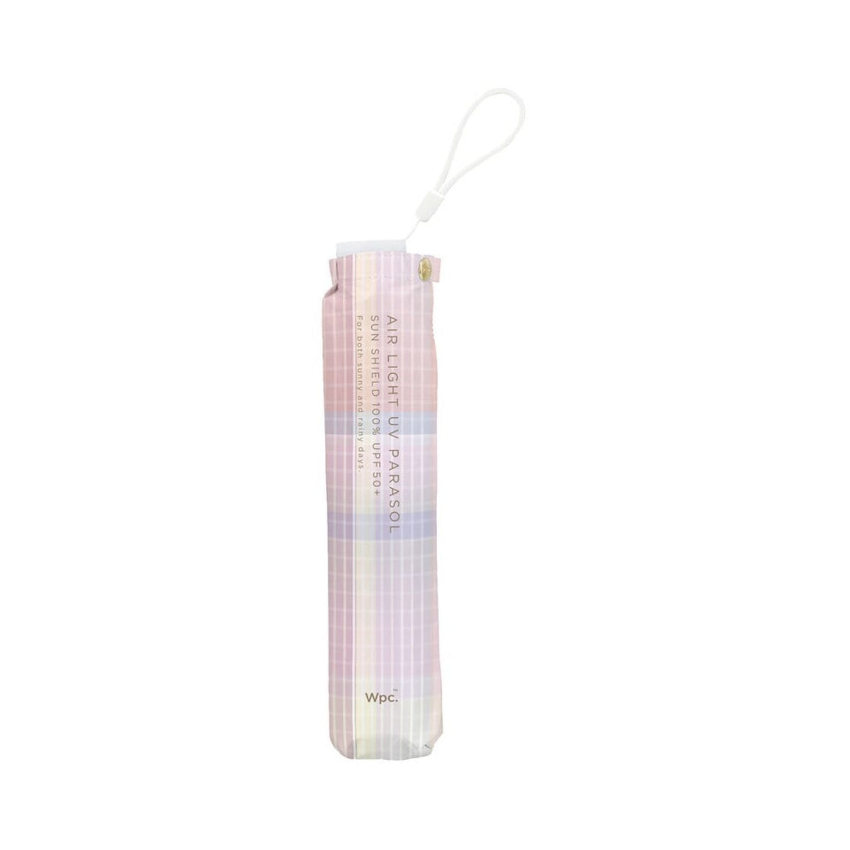 WPC Gradation Check Mini UV Protection UPF 50+ Umbrella 50cm - Pink
