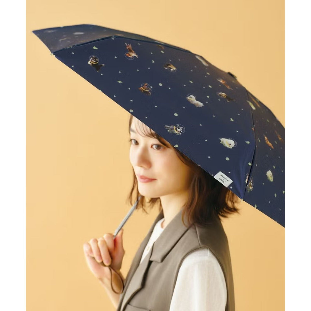 WPC Hikouken 2026 UV Protection UPF 50+ Umbrella 47cm (Navy)