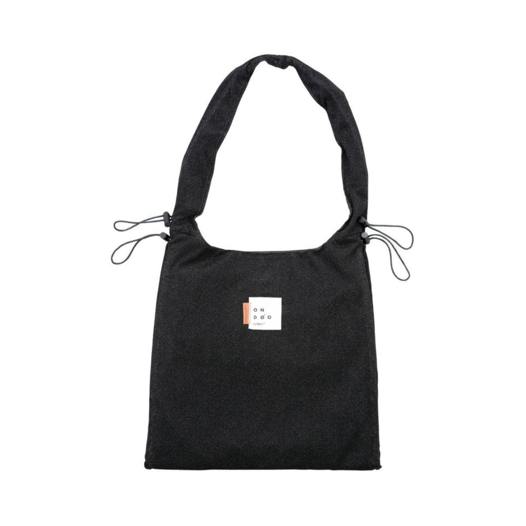 WPC Ondoo Shirring Drawstring Tote Bag (Black)