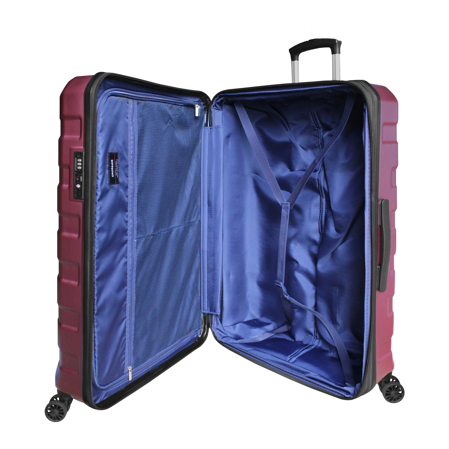 Crossing 28 Inch 20 Inch Hardcase Expandable Upright Spinner Luggage